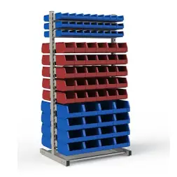 Стеллаж двусторонний №137 (1835х950х760)