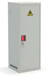 Шкаф для газовых баллонов ШГР 50-1-4(50л) 1631x600x385 мм Светло-серый