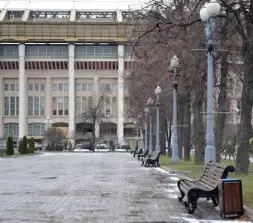 Скамейка чугунная «Родник» 3,0 м (3 опоры)