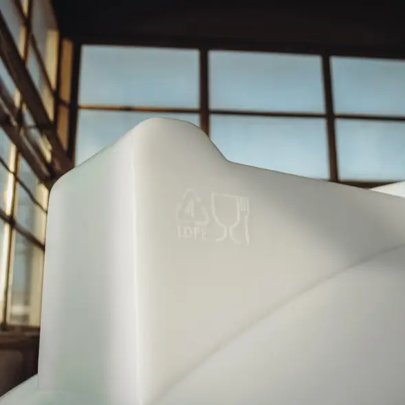 Емкость ЦКТ 3000 л с патрубком 110мм под плотность до 1,5 г/см³ белая