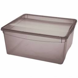 Ящик пластиковый универсальный ECONOVA Колор-Стайл, 18 л, 400x335x170 мм, коричневый [431249714]
