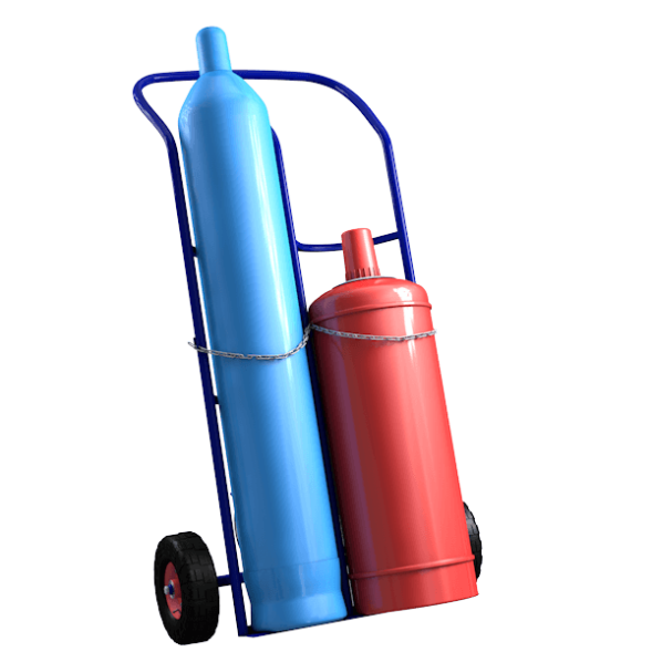 Тележка для перевозки двух баллонов (кислород+пропан) КП 2 [15960]