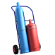 Тележка для перевозки двух баллонов (кислород+пропан) КП 2 [15960]