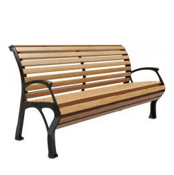 Скамейка чугунная «Голландия» с подлокотниками