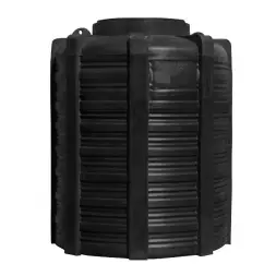 Подземная овально-вертикальная емкость Aquaplast 3000 л Черный