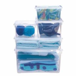 Ящик пластиковый универсальный ECONOVA Колор-Стайл, 2 л, 165x157x90 мм, коричневый [431249514]