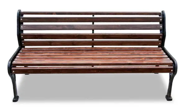 Скамейка чугунная «Ретро стиль» без подлокотников 3,0 м (3 опоры)