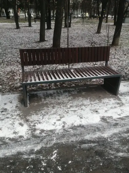 Скамейка стальная «Вижен» 1,5 м