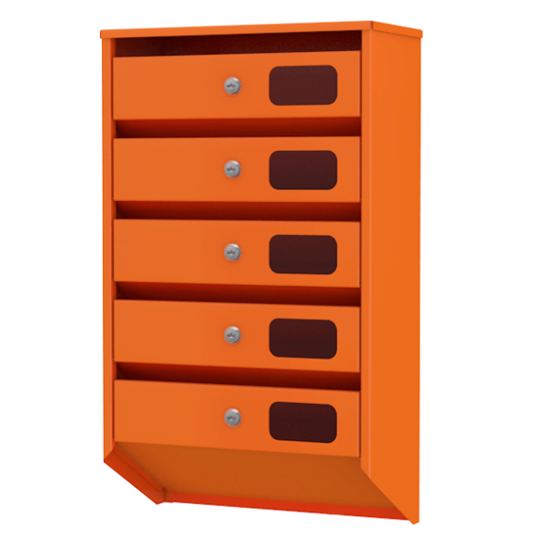 Ящик почтовый на 5 квартир серия Базис Элит  [11761]