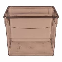 Ящик пластиковый универсальный ECONOVA Колор-Стайл, 34 л, 400x335x315 мм, коричневый [431278214] 