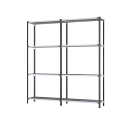 Антистатический стеллаж СТ-012 (2000x2000x400) прямые полки [13861]
