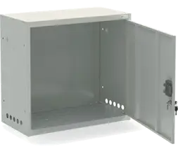 Шкаф для газовых баллонов ШГР 27-2-4(2x27л) 700x740x385 мм Светло-серый