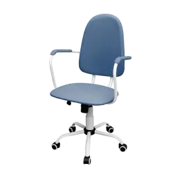Кресло для персонала КР14(1) синие [11262]