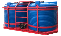 Каркас двойной для транспортировки, растворных узлов, агротехники на 10000 литров