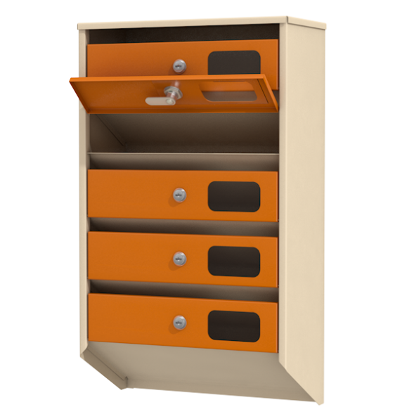 Ящик почтовый на 5 квартир серия Базис Элит  [11762]