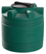 Бочка (емкость) пластиковая вертикальная с крышкой, 200 л, зеленый [TV200S2]