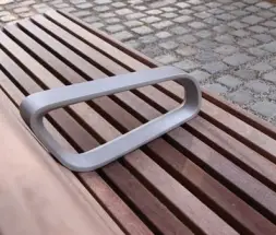 Скамейка алюминиевая «Варшава» 0,6 м (кресло)