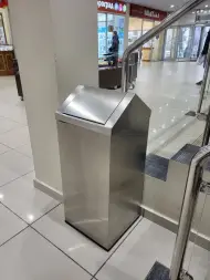 Урна для торговых центров КРИСТАЛЛ, 90 литров