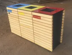 Урна для раздельного сбора мусора «Алвариум» 2 секции