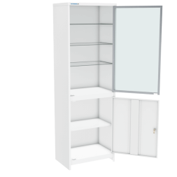 Шкаф медицинский ШМС-1-А [10864]