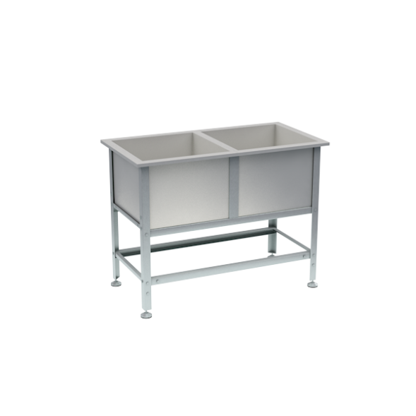 Ванна моечна 2 мойки 870x1210x630 [16765]