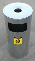 Корзина для мусора оцинкованная СПЛИТ (К-250 Цинк)