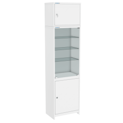 Медицинский шкаф для медикаментов ШМС-1 с антресолью [10866]