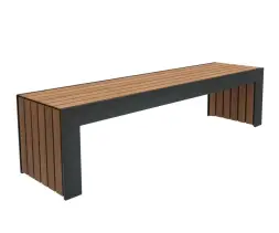 Скамейка стальная «Фергана» без спинки