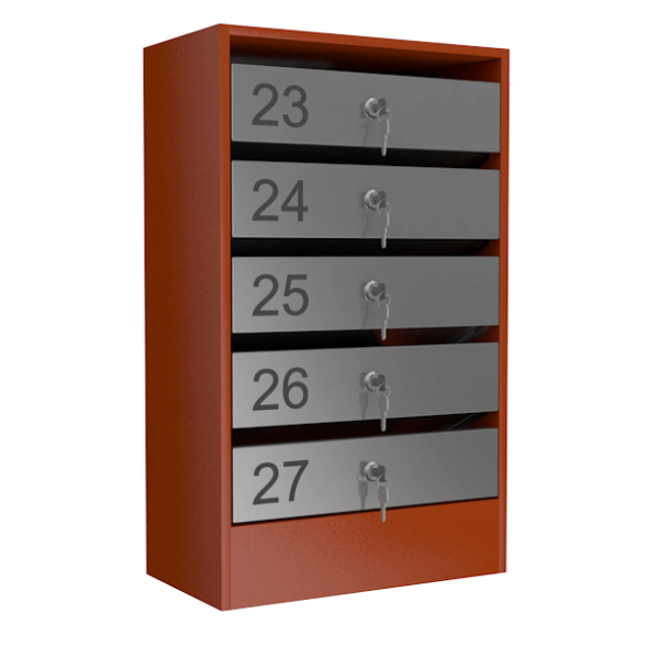 Почтовый ящик на 5 ячеек серия Эталон [12068]