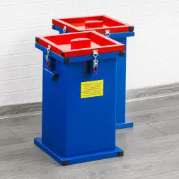 Контейнер герметичный специализированный вертикальный для битых ламп и термометров ГСК 1550, 1550х450х450 мм