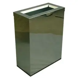 Урна Орландо, пол/шлиф, 300х600х830 мм, с емкостью 80 л