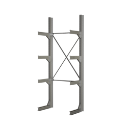 Консольный стеллаж КТр односторонний одинарный 1348 [14069]