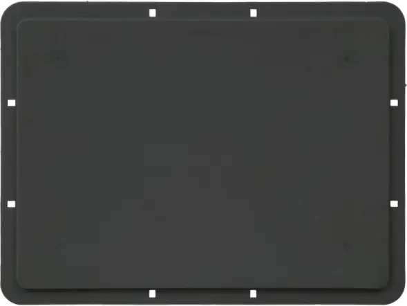 Евроконтейнер пластиковый сплошной ЕС 4322.2 R, 400х300х220 мм, 21 л, черный