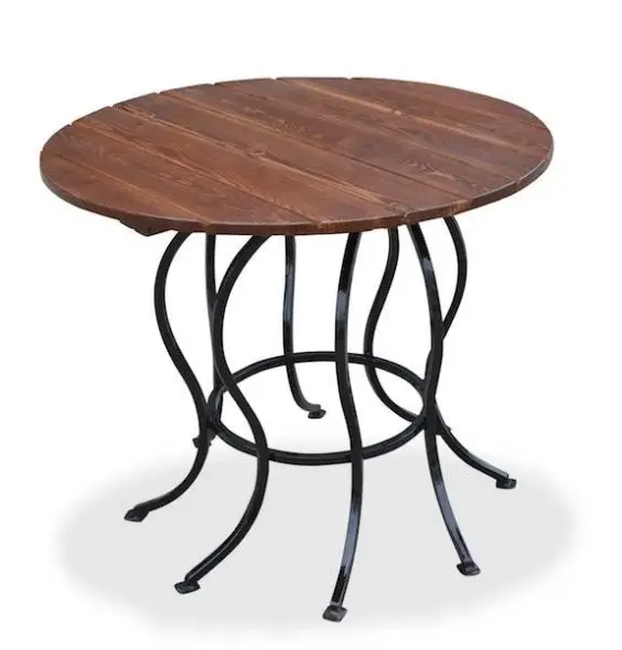 Стол круглый садовый «Восемь ног»