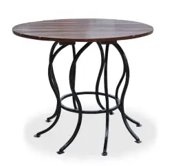 Стол круглый садовый «Восемь ног»