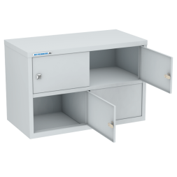 Индивидуальный шкаф кассира на 4 отделения навесной [9271]