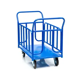 Тележка платформенная Стелла-техник КПО-500Т-160-К, с бортами, 800х1200мм