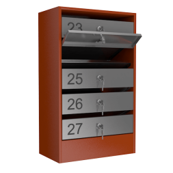 Почтовый ящик на 5 ячеек серия Эталон [12072]