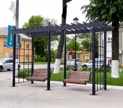 Качели садово-парковые «Зимний сад» двойные