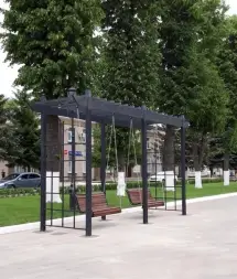 Качели садово-парковые «Зимний сад» двойные