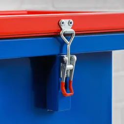 Контейнер герметичный специализированный вертикальный для битых ламп и термометров ГСК 400, 400х210х210 мм