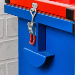 Контейнер герметичный специализированный вертикальный для битых ламп и термометров ГСК 400, 400х210х210 мм