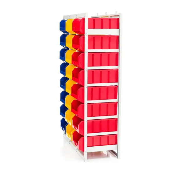 Стеллаж с направляющими стационарный Стелла-техник CP-4 , 1 основная и 2 дополнительные