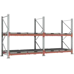 Стеллаж грузовой с выкатными платформами 2000x16972x1000 [14673]