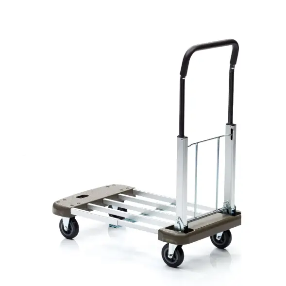 Складная платформенная тележка трансформер Стелла-техник КТ-2140 Alu платформенная, алюминий, металл