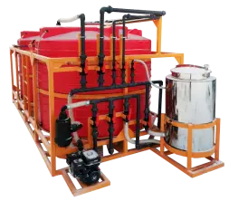 Мобильный растворный узел 2" 12000 л (2х6000 л)