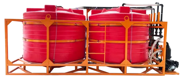 Мобильный растворный узел 2" 12000 л (2х6000 л)