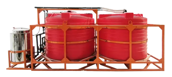 Мобильный растворный узел 2" 12000 л (2х6000 л)