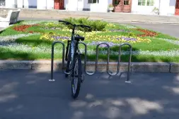 Велопарковка «Комби-77» из нержавеющей стали