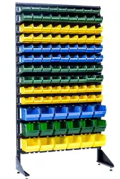 Стеллаж с пластиковыми ящиками 1801-1/9/3 Kombo
